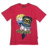 Black Pike Bear Astro Bears Patch Tee (Fuchsia) - UPSTREAMERS