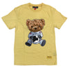 Black Pike Bear Chenille Patch Tee (Yellow) - UPSTREAMERS