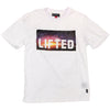 Black Pike Lifted Embossed Tee (White) - UPSTREAMERS