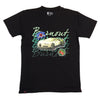 Bleecker & Mercer Burn Out Tee (Black) - UPSTREAMERS