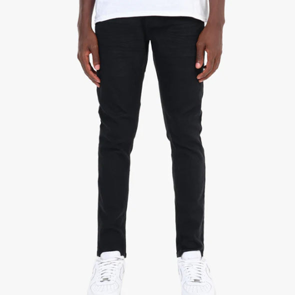 Copper Rivet Plain Slim Jean (Black) - UPSTREAMERS