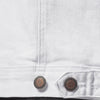 Copper Rivet Ripped Denim Jacket (White) - UPSTREAMERS