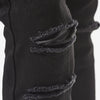 Copper Rivet Ripped Slim Jean (Jet Black) - UPSTREAMERS