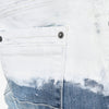 Copper Rivet Ripped Washed Jean Short (Light Sand Blue) - UPSTREAMERS