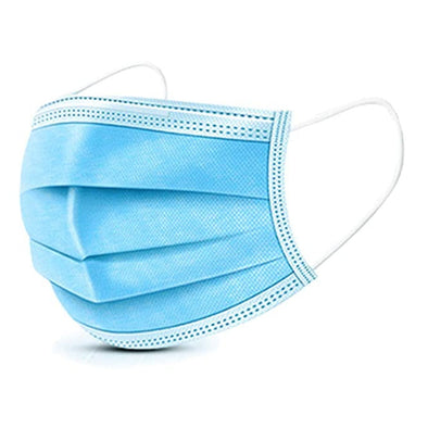 Disposable Eye Mask Dust Breathable Earloop Face Mask Comfortable Sanitary Mask 3-ply Face Shield - US Stock, blue - UPSTREAMERS