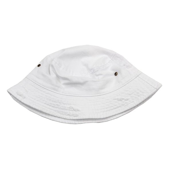 Fisherman Hat / Bucket Hat (White) - UPSTREAMERS