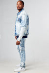 FWRD Painted Biker Slim Jean (Ice Blue) - UPSTREAMERS