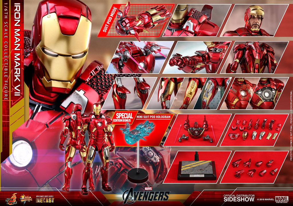 Hot toys mark best sale vii