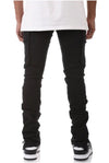 KDNK Cargo Stacked Jean (Black) - UPSTREAMERS