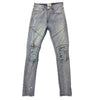 KDNK Vintage Light Blue Ripped Slim Jean - UPSTREAMERS