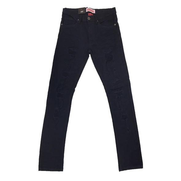 Leverage Ripped Twill Jean (Navy) - UPSTREAMERS