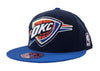 Mitchell & Ness Oklahoma City Thunder XI Logo 2 Tone Fitted Hat - UPSTREAMERS