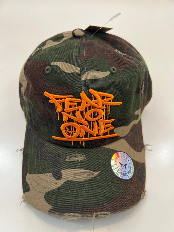 Muka Fear No One Dad Hat (Wood Camo) - UPSTREAMERS
