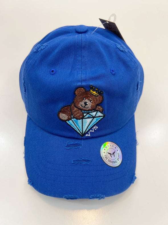 Muka VVS Bear Dad Hat (Blue) - UPSTREAMERS