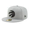 New Era 59Fifty Toronto Raptors Fitted Hat (Grey) - UPSTREAMERS