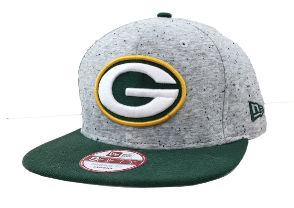 New Era New Green Bay Packers Heath Spec 9500F Snapback Hat - UPSTREAMERS