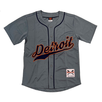 Noiz Detroit Baseball Jersey (Grey/Orange) - UPSTREAMERS