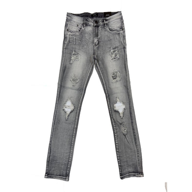OPS Ripped Boy's Jean (Grey/White) - UPSTREAMERS