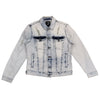 RPM Ripped Denim Jacket (Ice Blue) - UPSTREAMERS