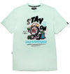 RS1NE Stay On Embroidered Patch Tee (Sea Foam) - UPSTREAMERS